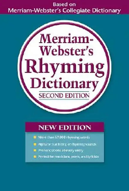 Merriam-Webster's Rhyming Dictionary by Merriam-Webster