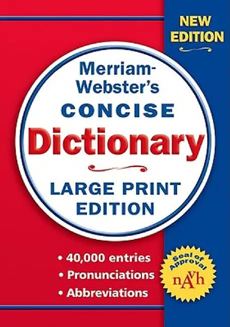 Merriam-Webster Concise Dictionary by Merriam-Webster