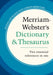 Merriam-Webster's Dictionary and Thesaurus by Merriam-Webster