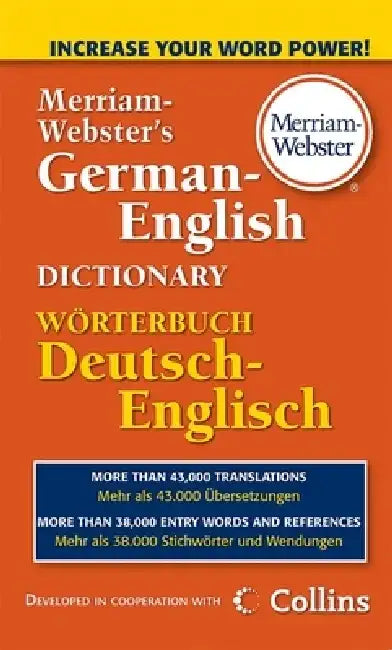 Merriam-Webster's German-English Dictionary by Merriam-Webster