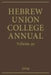 Hebrew Union College Annual Volume 90 (2019) by Hebrew Union College Press