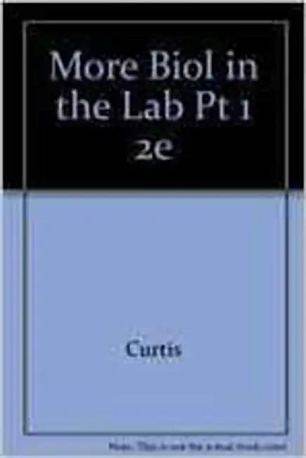 Biology In The Lab: Biology in the Laboratory by Judith C. Wilson, Doris R. Helms