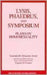 Lysis, Phaedrus, and Symposium by Plato, Benjamin Jowett