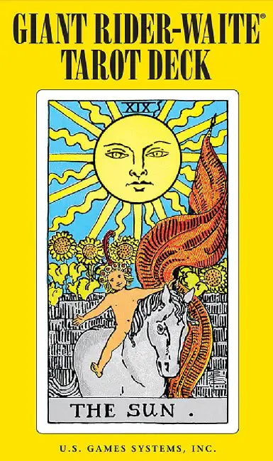 Giant Rider-Waite Tarot Deck by Arthur Edward Waite