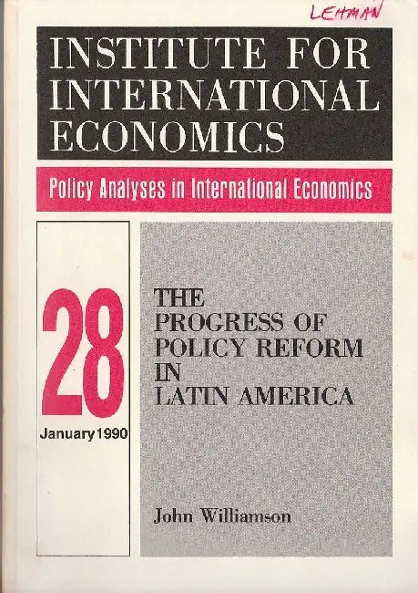 Working Papers by Peterson Inst Peterson Instit