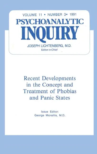 Recent Developments: Psychoanalytic Inquiry, 11.3 by George Moraitis