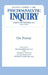 On Power: Psychoanalytic Inquiry, 6.1 by Melvin Bornstein