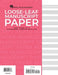 Standard Loose Leaf Manuscript Paper (Pink Cover) by Hal Leonard Corp