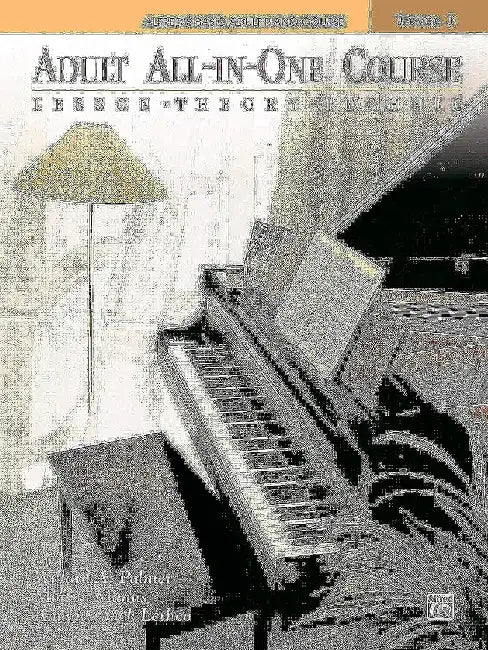 Alfred's Basic Adult All-In-One Course, Bk 1: Lesson * Theory * Technic, Comb Bound Book by Willard A. Palmer