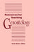 Resources for Teaching Gerontology: . by Verle Waters