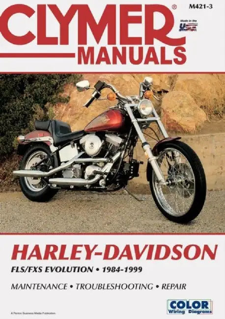 Harley-Davidson Flsfx Softail Big-Twin Evolution 1984 - 1999 by Penton