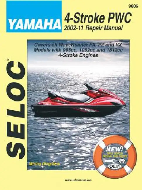 Yamaha Personal Watercraft 2002-11 Repair Manual: All 4-Stroke Models by Seloc