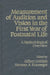 Measurement of Audition and Vision in the First Year of Postnatal Life: A Methodological Overview by Gilbert Gottlieb