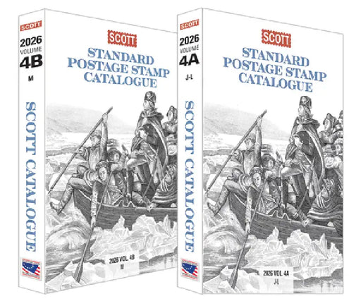 2026 Scott Stamp Postage Catalogue Volume 4: Cover Countries J-M (2 Copy Set): Scott Stamp Postage Catalogue Volume 4: Countries J-M by Jay Bigalke, Jim Kloetzel, Chad Snee