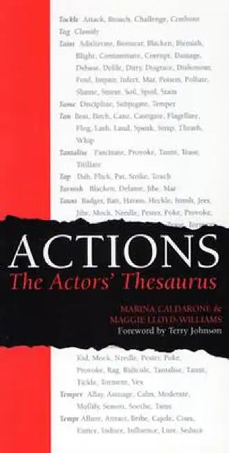 Actions: The Actors' Thesaurus by Marina Calderone