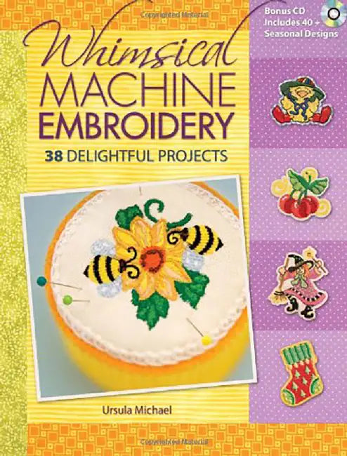Whimsical Machine Embroidery by Ursula Michael