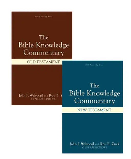 Bible Knowledge Commentary (2 Volume Set) by John F. Walvoord