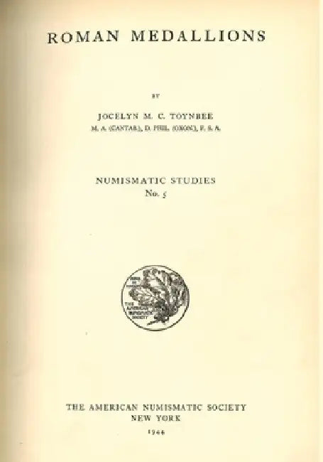 Roman Medallions by Jocelyn Toynbee