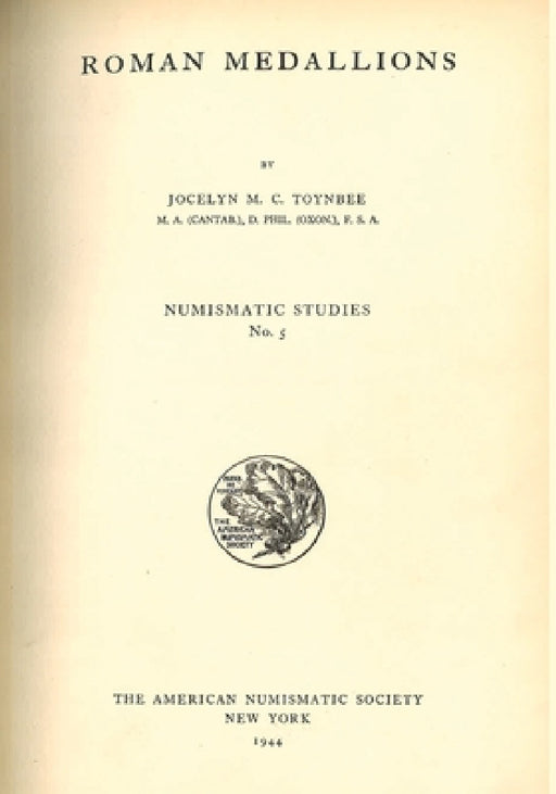Roman Medallions by Jocelyn Toynbee