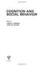 Cognition and Social Behavior by John S. Carroll