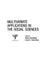 Multivariate Applications in the Social Sciences by N. Hirschberg