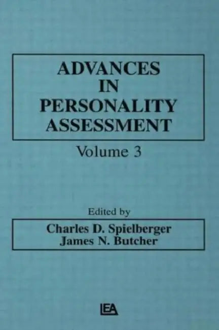 Advances in Personality Assessment by James N. Butcher