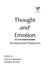 Thought and Emotion: Developmental Perspectives by D. J. Bearison