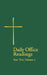 Daily Office Readings Yr.2, Vol.1: Vol.1 by The Rev Terence L. Wilson