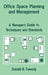 Office Space Planning and Management: A Manager's Guide to Techniques and Standards by Donald B. Tweedy