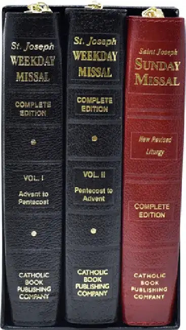 Saint Joseph Weekday & Sunday Missal Gift Set by Catholic Book Publishing Co