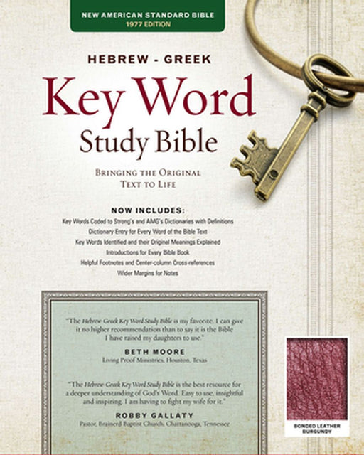 Hebrew-Greek Key Word Study Bible-NASB: Key Insights Into God's Word by Spiros Zodhiates