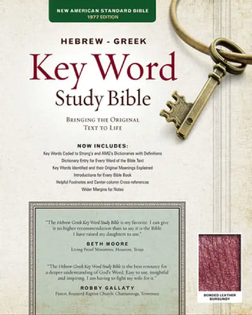 Hebrew-Greek Key Word Study Bible-NASB: Key Insights Into God's Word by Spiros Zodhiates