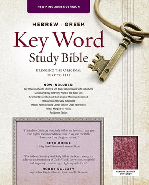 Hebrew-Greek Key Word Study Bible-NKJV by AMG Publishers