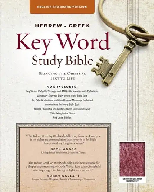 Hebrew-Greek Key Word Study Bible-ESV: Key Insights Into God's Word by Spiros Zodhiates