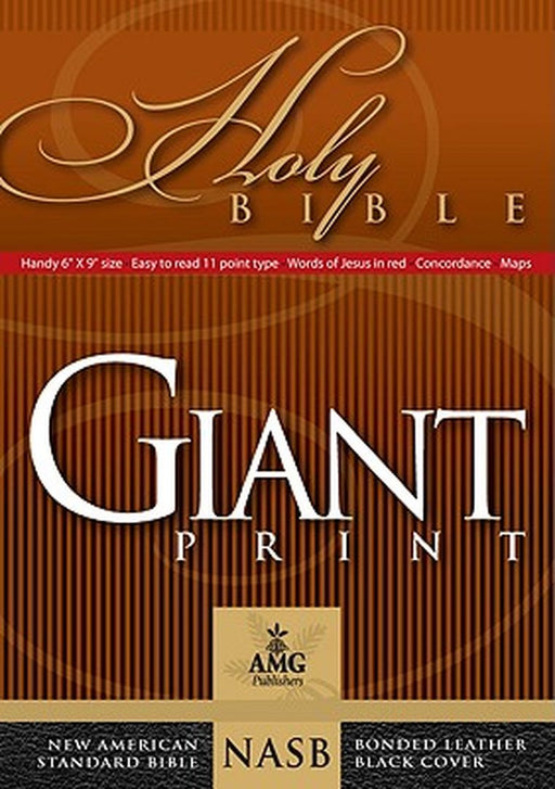 Giant Print Handy-Size Bible-NASB by Warren Patrick Baker