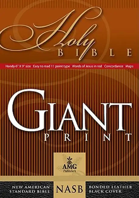 Giant Print Bible-NASB-Handy-Size by Warren Patrick Baker