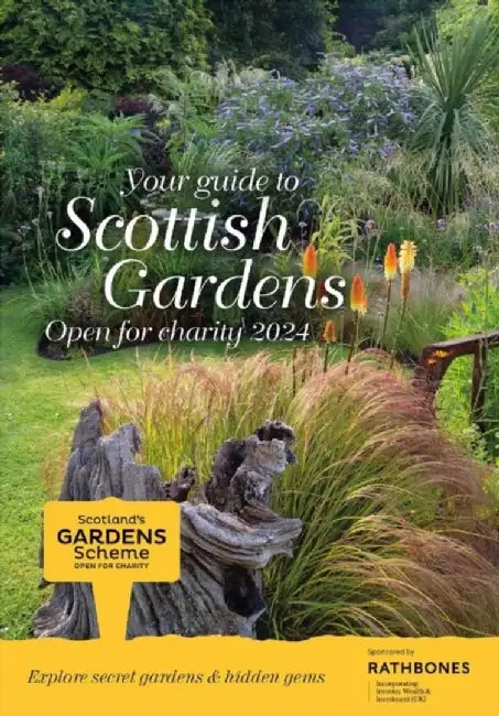 Scottish Gardens open for charity 2024. by Scotland's Gardens Scheme