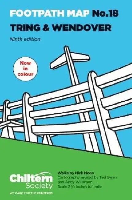 Chiltern Society Footpath Map No. 18 Tring and Wendover: Ninth Edition - In Colour by Nick Moon