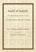 The Kashf Al-Mahjub: The 'Revelation of the Veiled' of Ali B. 'Uthman Al-Jullãbi Hujwiri. an Early Persian Treatise on Sufism by Reynold a. Nicholson