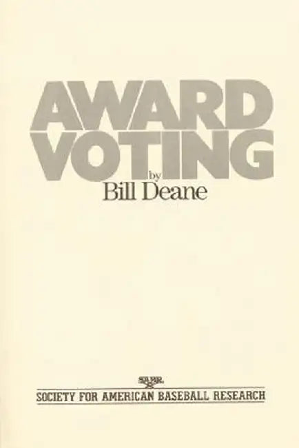 Award Voting by Bill Deane