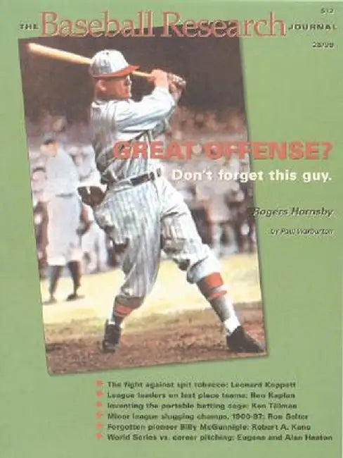 The Baseball Research Journal (Brj), Volume 28 by Society for American Baseball Research (