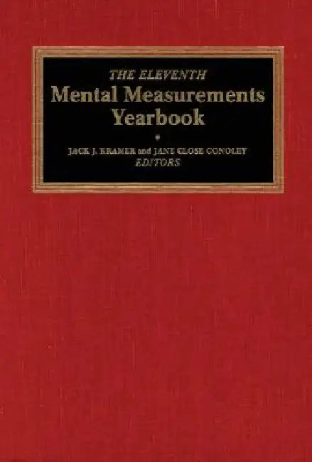 11th Mental Measurements Yearbook by Buros Center, Jack J. Kramer, Jane Close Conoley