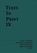 Tests in Print IX: An Index to Tests Test Reviews and the Literature on Specific Tests by Buros Center