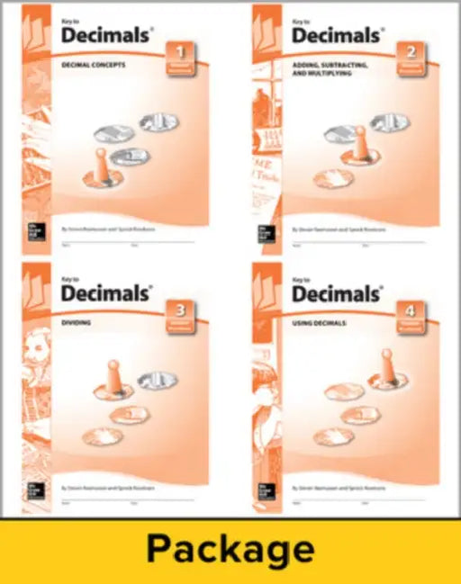 Key to Decimals, Books 1-4 Set by McGraw Hill