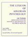 The Lexicon of Adlerian Psychology by Jane Griffith, Robert L. Powers