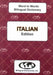 English-Italian & Italian-English Word-to-Word Dictionary by C. Sesma