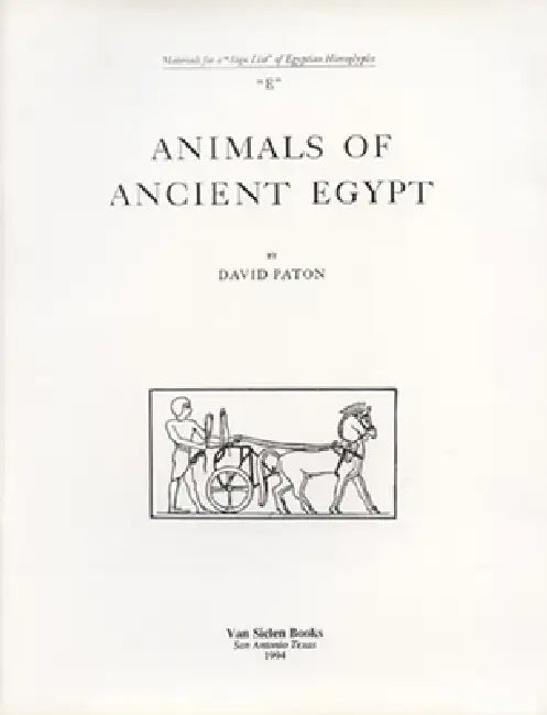 Animals of Ancient Egypt by David Paton