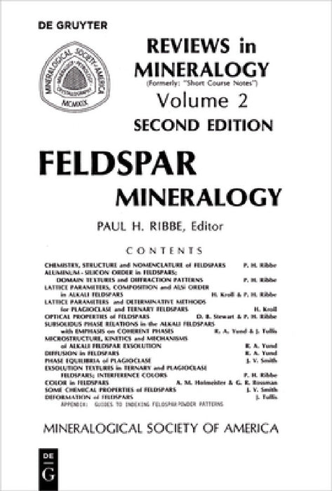 Feldspar Mineralogy by Paul H. Ribbe