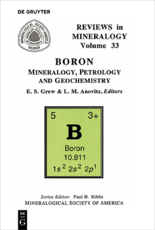 Boron by Lawrence M. Anovitz, Edward S. Grew
