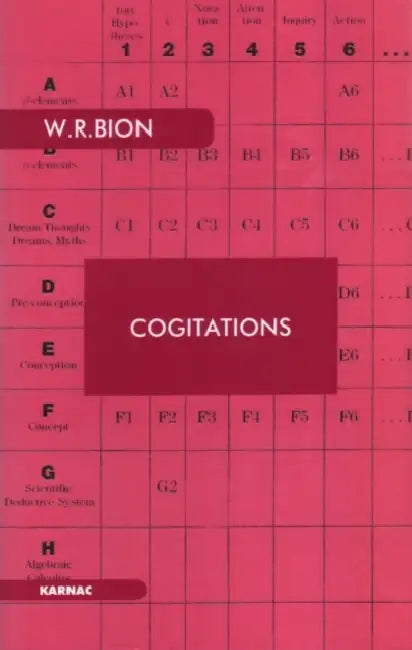 Cogitations by Wilfred R. Bion